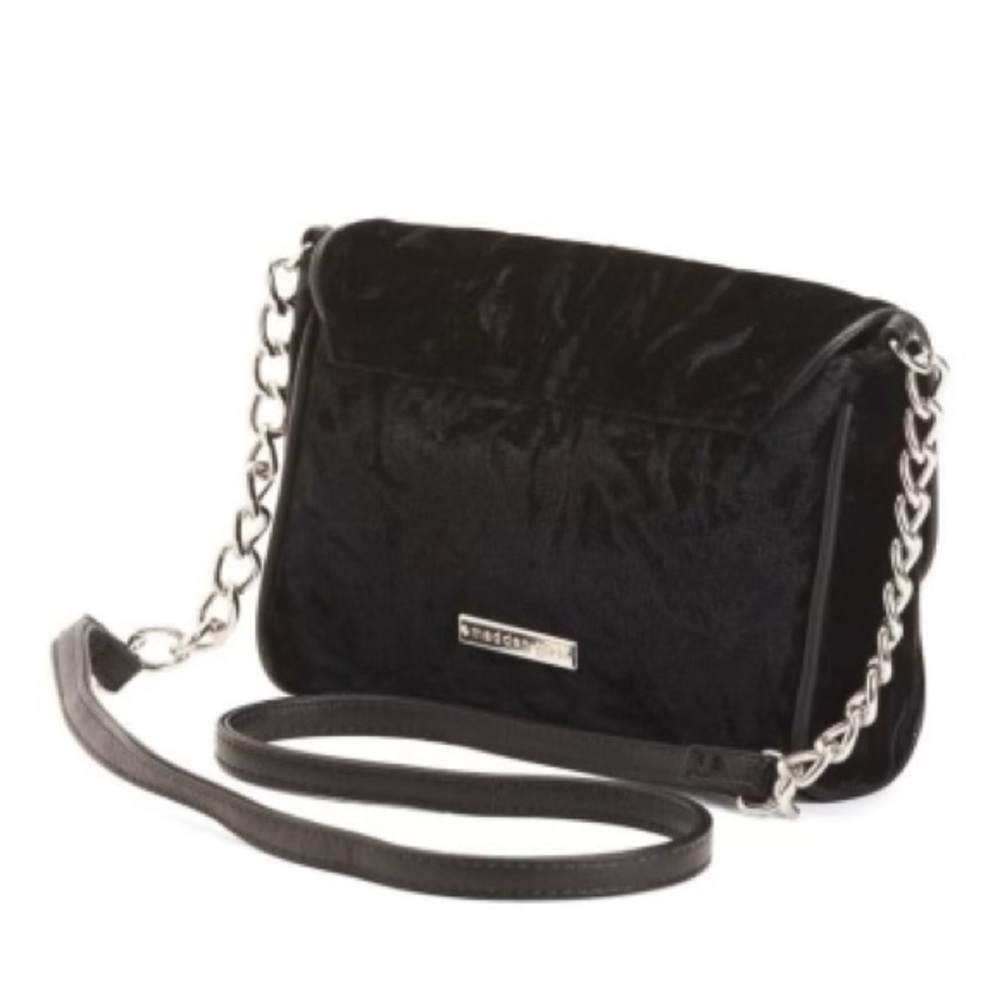 Madden Girl Black Velvet Crossbody